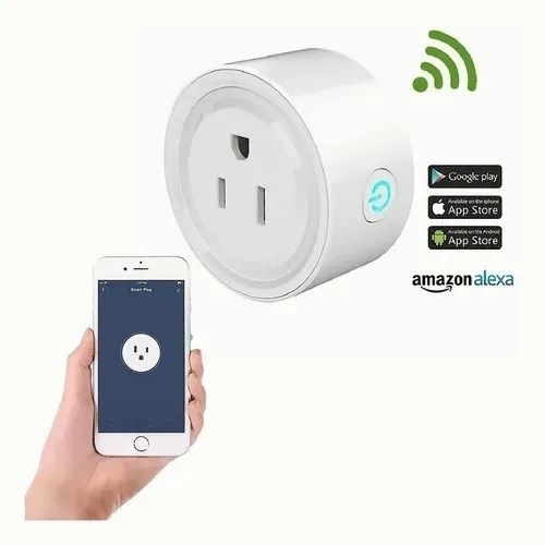 Enchufe Conector Tomacorriente Inteligente Smart Plug Wifi con App tuya  Smart Alexa Google Home