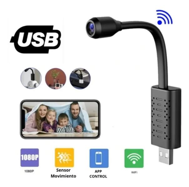 Mini cámara espía en cable USB - Precios Increibles