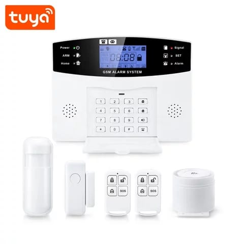 Mul-sistema de alarma Wifi GSM para casa y negocios, inalámbrico con Sensor  de puerta Pir y sistema de seguridad, aplicación de Control remoto -  AliExpress